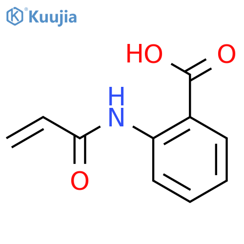 2-(prop-2-enamido)benzoic acid structure