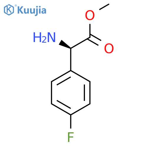 (R)-Methyl 2-amino-2-(4-fluorophenyl)acetate structure