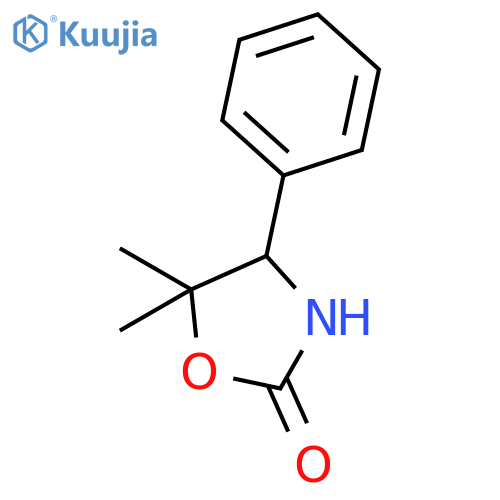 (R)-(-)-5,5-DIMETHYL-4-PHENYL-2-OXAZOLIDINONE structure