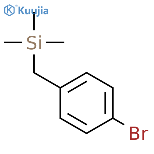 Benzene,1-bromo-4-[(trimethylsilyl)methyl]- structure