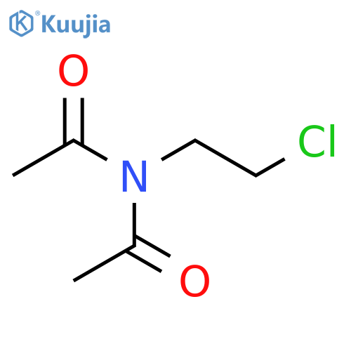 Acetamide, N-acetyl-N-(2-chloroethyl)- structure