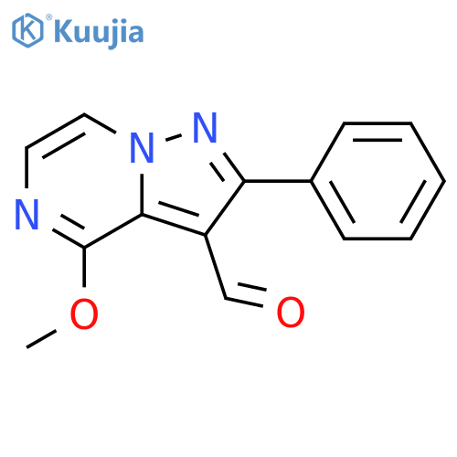 4-Methoxy-2-phenyl-pyrazolo[1,5-a]pyrazine-3-carbaldehyde structure