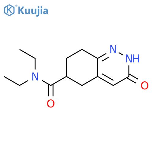 3-Oxo-2,3,5,6,7,8-hexahydro-cinnoline-6-carboxylic acid diethylamide structure