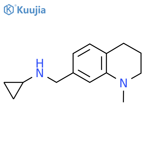 N-((1-Methyl-1,2,3,4-tetrahydroquinolin-7-yl)methyl)cyclopropanamine structure