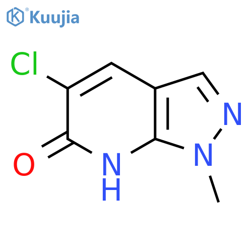 5-Chloro-1-methyl-1H-pyrazolo[3,4-b]pyridin-6(7H)-one structure