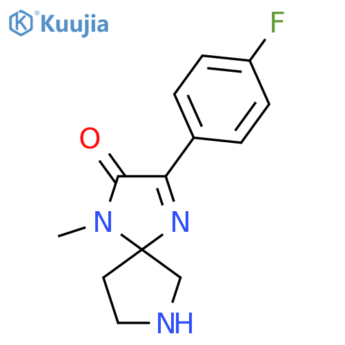3-(4-Fluorophenyl)-1-methyl-1,4,7-triazaspiro[4.4]non-3-en-2-one structure