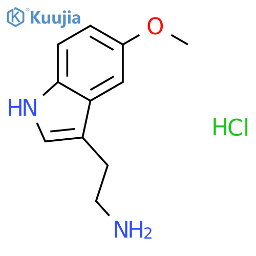 1H-Indole-3-ethanamine,5-methoxy-, hydrochloride (1:?) structure