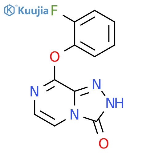 8-(2-Fluoro-phenoxy)-2H-[1,2,4]triazolo[4,3-a]pyrazin-3-one structure