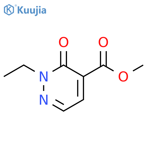 2-Ethyl-3-oxo-2,3-dihydro-pyridazine-4-carboxylic acid methyl ester structure
