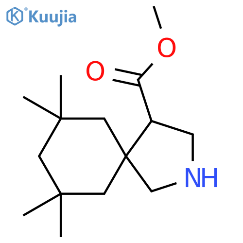 methyl 7,7,9,9-tetramethyl-2-azaspiro4.5decane-4-carboxylate structure