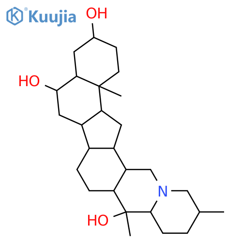 Cevane-3,6,20-triol, (3β,5α,6β,17β,25α)- (9CI) structure