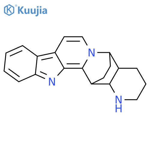 5,14-Ethanoindolo[2',3':3,4]pyrido[1,2-g]-1,6-naphthyridine,1,2,3,4,4a,5,14,14a-octahydro- (9CI) structure