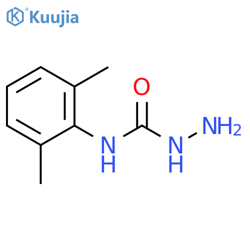 Hydrazinecarboxamide, N-(2,6-dimethylphenyl)- structure