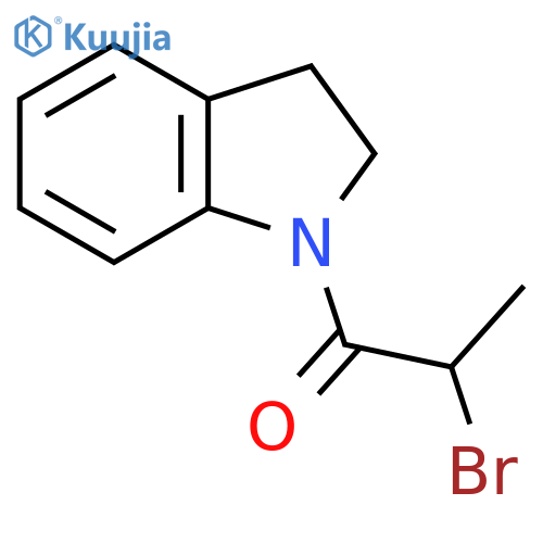 1-(2-Bromopropanoyl)indoline structure