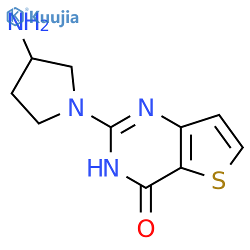 2-(3-Aminopyrrolidin-1-yl)thieno[3,2-d]pyrimidin-4(3H)-one structure