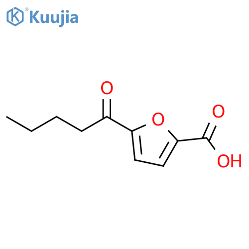 5-Pentanoyl-furan-2-carboxylic acid structure