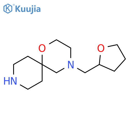 4-(Tetrahydro-furan-2-ylmethyl)-1-oxa-4,9-diaza-spiro[5.5]undecane structure