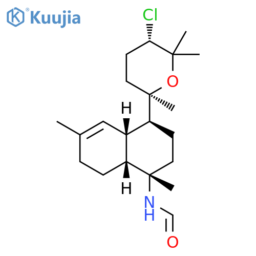 Formamide,N-[(1S,4S,4aS,8aR)-4-[(2R,5S)-5-chlorotetrahydro-2,6,6-trimethyl-2H-pyran-2-yl]-1,2,3,4,4a,7,8,8a-octahydro-1,6-dimethyl-1-naphthalenyl]- structure