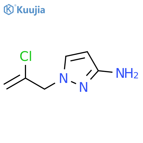 1-(2-Chloro-allyl)-1H-pyrazol-3-ylamine structure