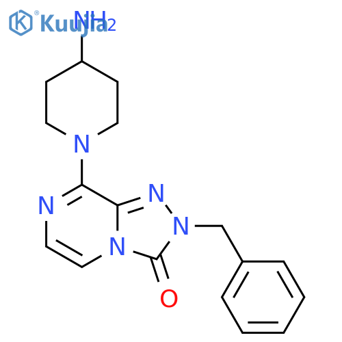 8-(4-Amino-piperidin-1-yl)-2-benzyl-2H-[1,2,4]triazolo[4,3-a]pyrazin-3-one structure
