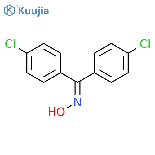1,1-bis(4-chlorophenyl)-N-hydroxymethanimine structure