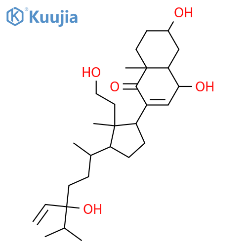 3,6,11,24-Tetrahydroxy-9,11-secostigmasta-7,28-dien-9-one; (3β,5α,6α,24ξ)-form, 24-Epimer structure
