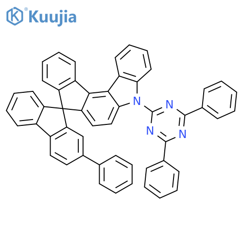 Spiro[9H-fluorene-9,8'(5'H)-indeno[2,1-c]carbazole], 5'-(4,6-diphenyl-1,3,5-triazin-2-yl)-2-phenyl- structure