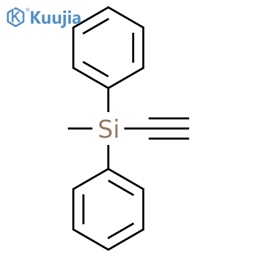 Benzene,1,1'-(ethynylmethylsilylene)bis- structure