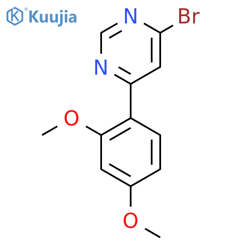 4-Bromo-6-(2,4-dimethoxyphenyl)pyrimidine structure