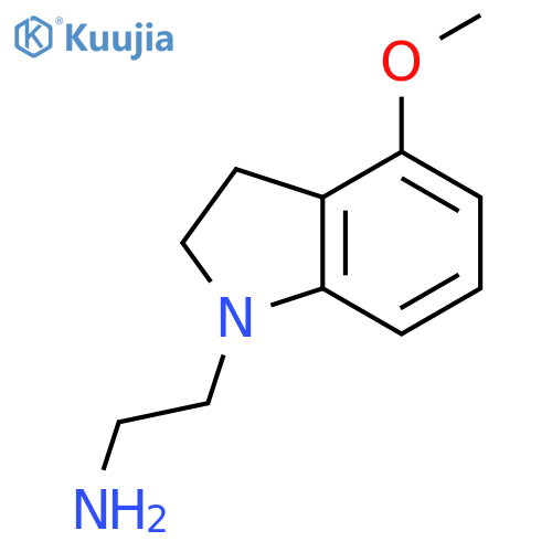 2-(4-methoxyindolin-1-yl)ethan-1-amine structure