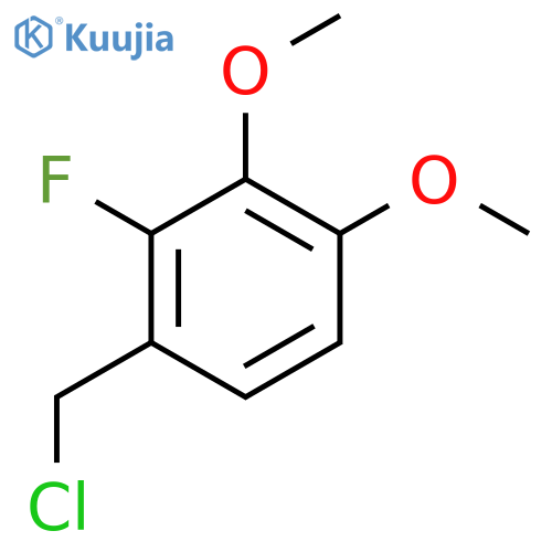 Benzene,1-(chloromethyl)-2-fluoro-3,4-dimethoxy- structure