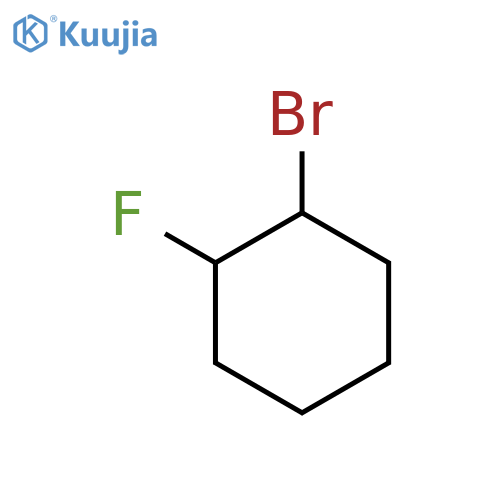 cyclohexane, 1-bromo-2-fluoro-, trans- structure