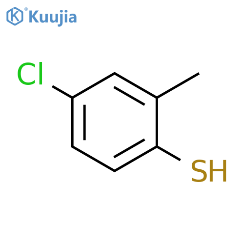 4-chloro-2-methylthiophenol structure