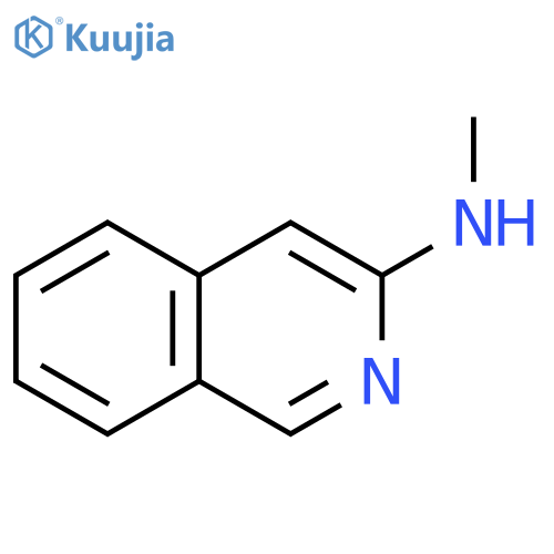 3-Isoquinolinamine,N-methyl-(9CI) structure