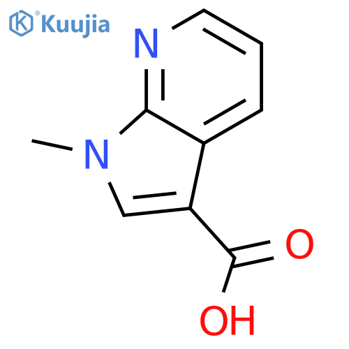 1-Methyl-1H-pyrrolo[2,3-B]pyridine-3-carboxylic acid structure
