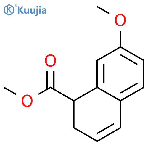1-Naphthalenecarboxylic acid, 1,2-dihydro-7-methoxy-, methyl ester structure