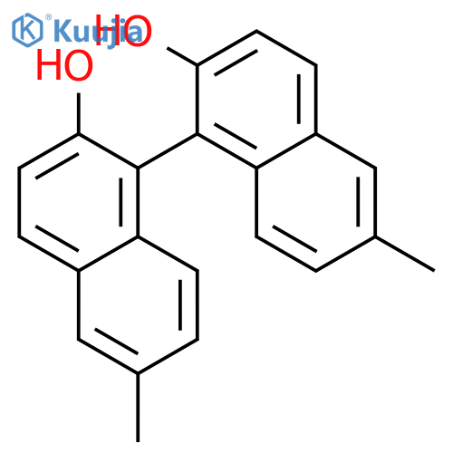 6,6'-Dimethyl-[1,1'-binaphthalene]-2,2'-diol structure