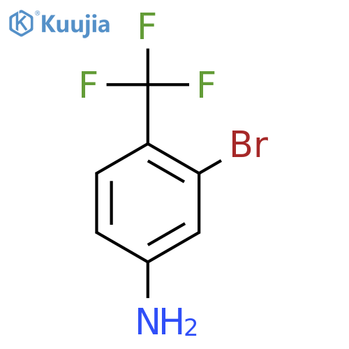 3-Bromo-4-(trifluoromethyl)aniline structure