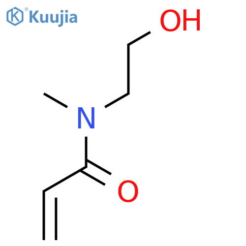 N-(2-hydroxyethyl)-N-methylprop-2-enamide structure