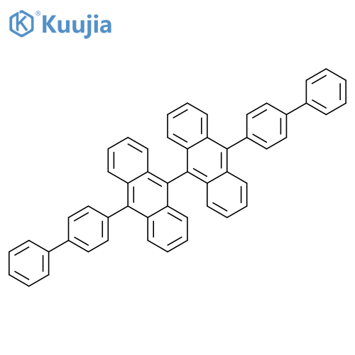 9,9'-Bianthracene,10,10'-bis([1,1'-biphenyl]-4-yl)- structure