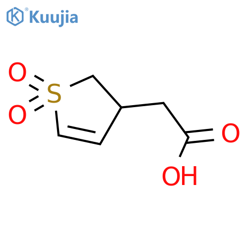 2-(1,1-dioxo-2,3-dihydro-1λ?-thiophen-3-yl)acetic acid structure