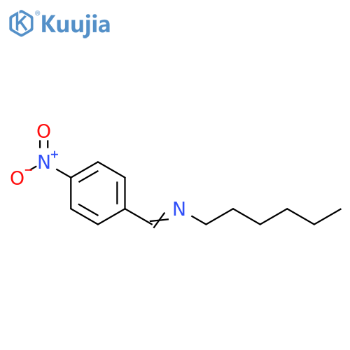 1-Hexanamine, N-[(4-nitrophenyl)methylene]- structure