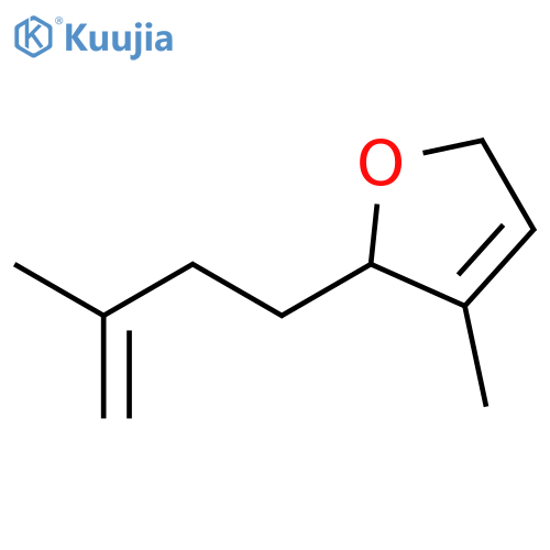 2, 5-Dihydro-3-methyl-2-(3-methyl-3-butenyl)furan structure