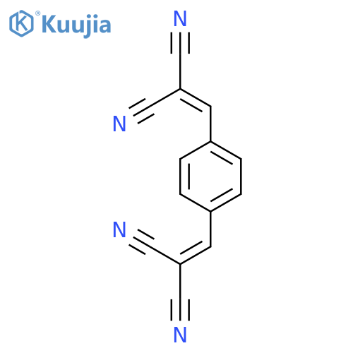 Propanedinitrile,2,2'-(1,4-phenylenedimethylidyne)bis- structure