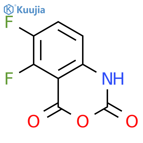 2H-3,1-Benzoxazine-2,4(1H)-dione, 5,6-difluoro- structure