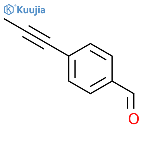 4-(prop-1-yn-1-yl)benzaldehyde structure