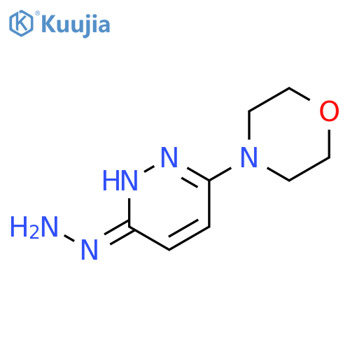 4-(6-hydrazinopyridazin-3-yl)morpholine structure