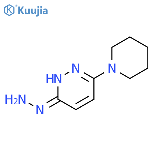 3-hydrazino-6-piperidin-1-ylpyridazine structure
