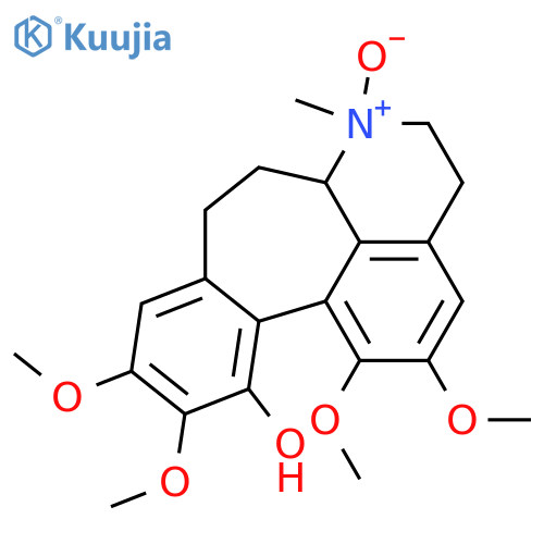 1,2,10,11,12-Pentahydroxyhomoaporphine; (S)-form, 1,2,10,11-Tetra-Me ether, N-oxide(β-) structure