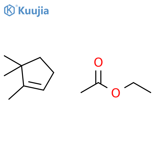 2,2,3-trimethylcyclopent-3-ene-1-ethyl acetate structure